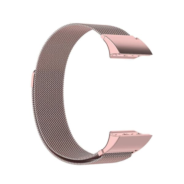 För Garmin Forerunner 35 / 30 Milanese Klockarmband Rose Pink