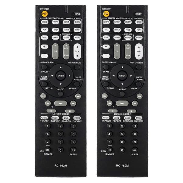 Fjernkontroll Erstatning RC-762M Kompatibel med AV-mottaker