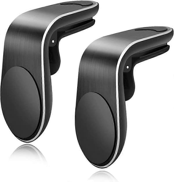 Magnetisk telefon bilholder til luftventil 2-pak