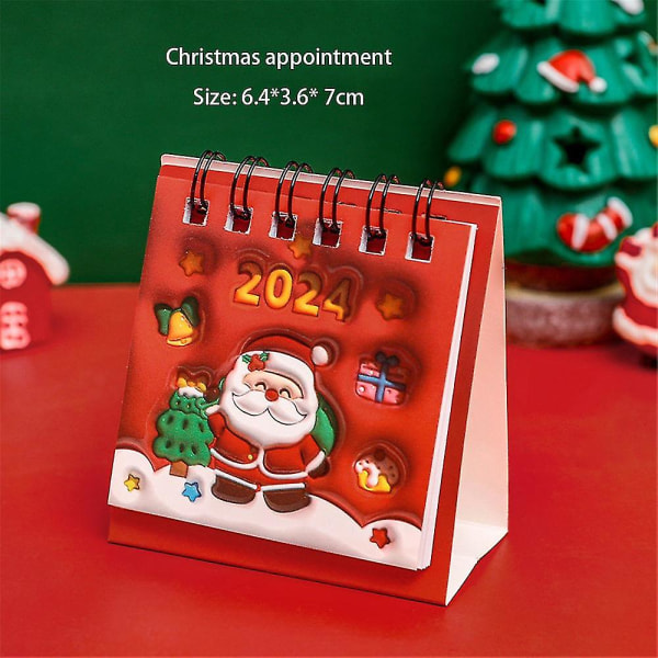 Julekalender Klar håndskrift føles glat Praktisk holdbar dekoration color01