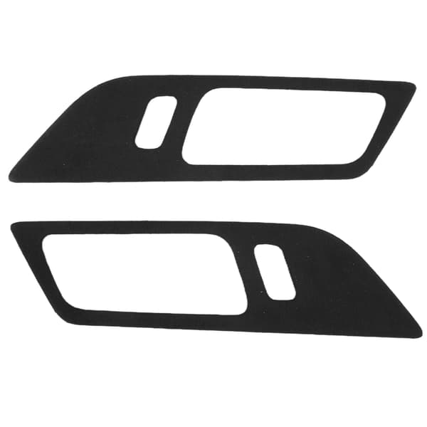 2 PCS Inner Door Handle Frame Machined Interior Decal Replacement for Ford Mustang 2015 2021 Left Hand Drive Black
