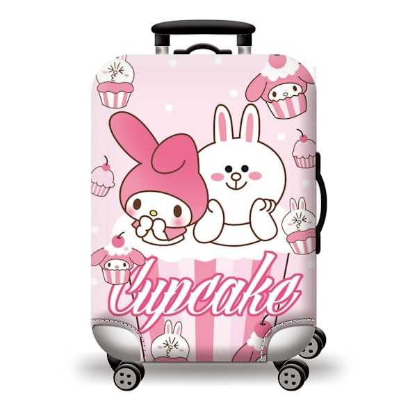 Jinzhaolai Kawaii Frozen Elsan Anime-hahmoinen Joustava Matkalaukun Suojakotelo Pölysuoja Tytöille Lahja Matkavarusteet 18''-28'' Matkalaukulle H4022 M