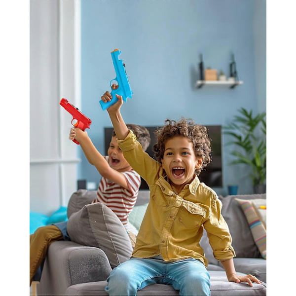 Skytepistol for Nintendo Switch/Switch OLED JoyCon-kontroller (Blå Rød)
