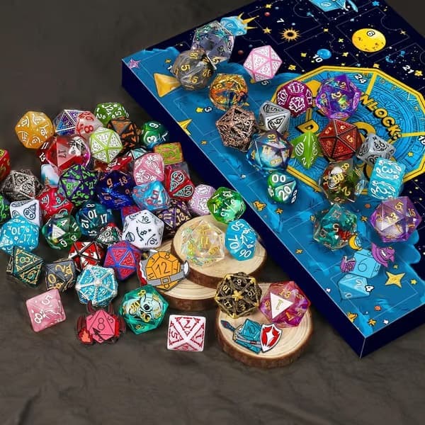 2026 Jule-nedtelling Terning-adventskalender Blind Box (24 dager) – Julegave