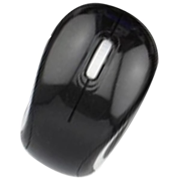 Mini Liten Trådlös Mus För Resor Optisk Bärbar Trådlös Mini Mus Med USB mottagare För Pc Laptop Black