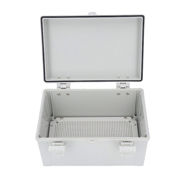 Grey Hinged Junction Box, Electrical Junction Box IP67 Waterproof Outdoor Project Enclosure