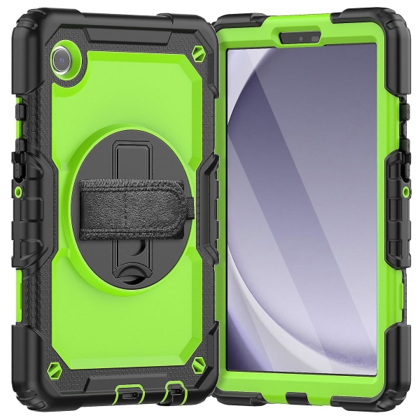 Case on yhteensopiva Samsung Galaxy Tab A9:n kanssa Black Yellow Green