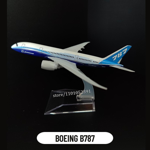 Skala 1:400 Metallflygplansmodell Emirates Airlines A380 B777 Diecast Modell Flygplan Samlarföremål Leksaker För Pojkar 154.BOEING B787