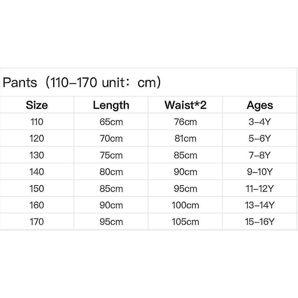 Among Us -lasten huppari ja housut -asu, Impostor-asu, vaatteet White 170cm