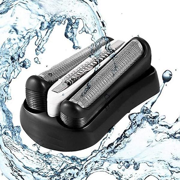 2 stk 32b Barberblad Deler Kompatibel med Braun Serie 3, Utbyttbar Folie & Kutter
