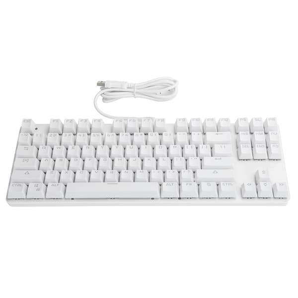 Mechanical Keyboard 87 Keys USB2.0 Wired Backlight Gaming Office Supplies Computer Components 919-10