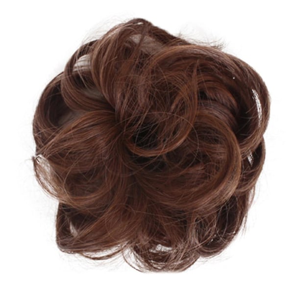 Lätt att bära Snygga hårscrunchies Naturligt rörigt lockigt hårförlängning Raoliang 29