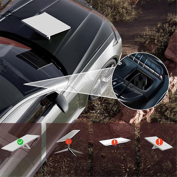 Til Starlink Mini strømkabeladapter biloplader til Starlink Mini 10FT/3M 12V-24V DC strømkabel