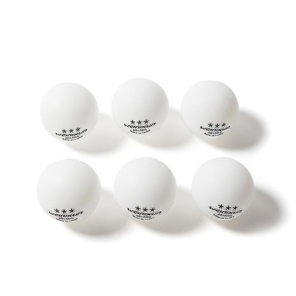 Bordtennisballsett med 100 stk. Ping Pong Ball 3-stjerners 40+ Standard White