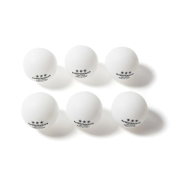 Bordtennisboldsæt med 100 bulk bordtennisbold 3-stjernet 40+ Standard White