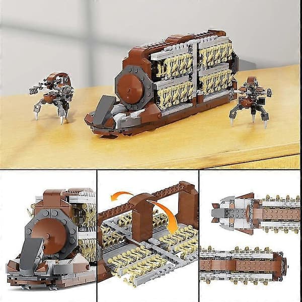 Star Wars Droid Carrier Byggset med 32 Stridsdroid Minifigurer