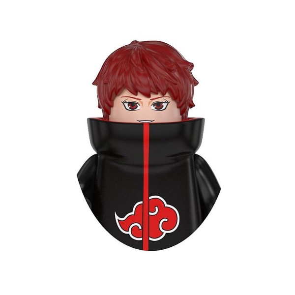 Naruto Sasuke Kakashi Akatsuki Klodser Byggeklodser Anime Tegneserie Mini Actionfigurer Hoveder Samlingslegetøj Børnefødselsdagsgaver K2048