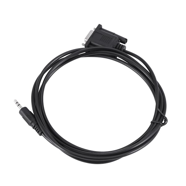 Db9 9-pinninen VGA-naaraskaapeli, db 9 naaras - 3,5 mm (1/8 tuumaa) stereo uros sarjadatakaapeli - 6 jalkaa