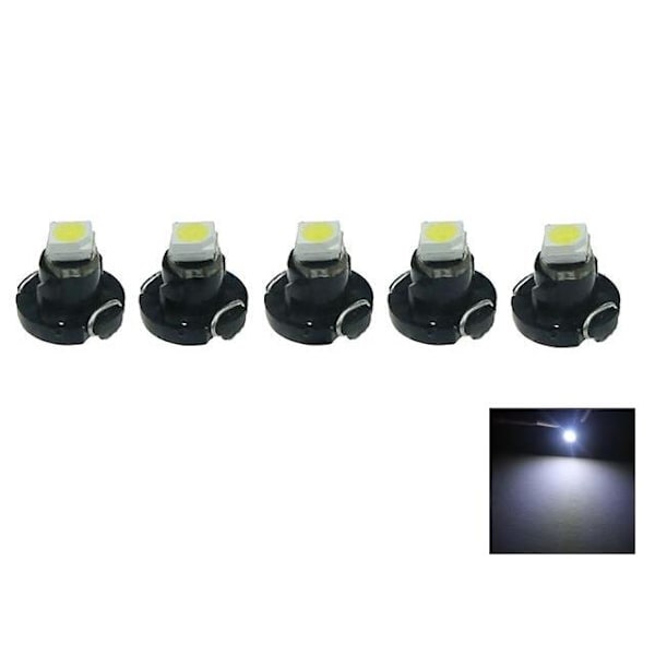 T4.2 T4 Neo Wedge 5-pack med vit LED-chip instrumentbelysning 1 1 1 White 6000k 5-pack