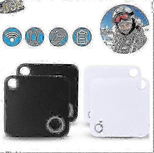 4-pakning Tile Bluetooth Tracker-kompis med utskiftbart batteri GPS og kjæledyrfinner