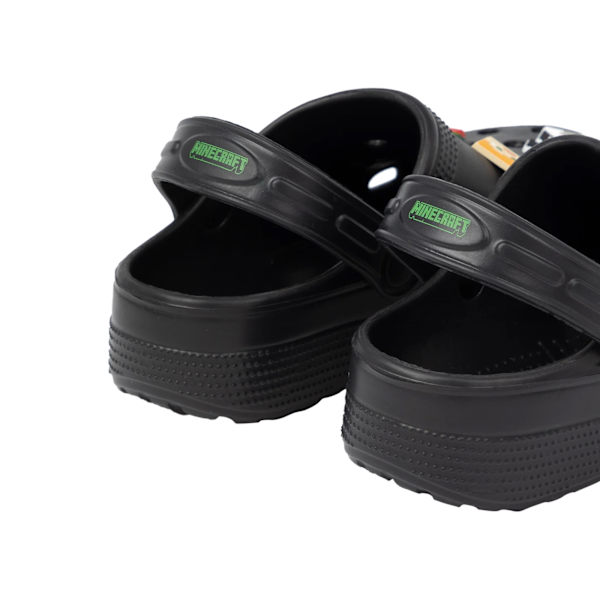 Minecraft Charm Clogs 2 Musta Black 2 UK
