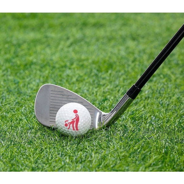 Tin Cup Golfbold Marker Stencil, Golfbold Brugerdefineret Marker Alignment Værktøj Modeller Rustfrit stål maleform, Personlige Golfbold Markører Til Mænd C