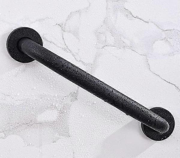 Medisinsk 40 cm svart dusjhåndtak