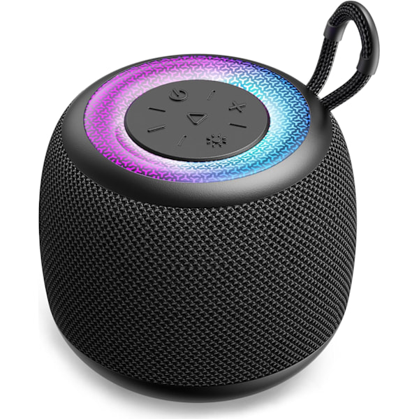 Bluetooth-kaiutin Mini kannettava langaton ulkokaiutin RGB-valolla 360° Surround Stereo Bass Bluetooth V5.3