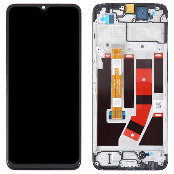 LCD-skærm med ramme til OPPO A57 4G