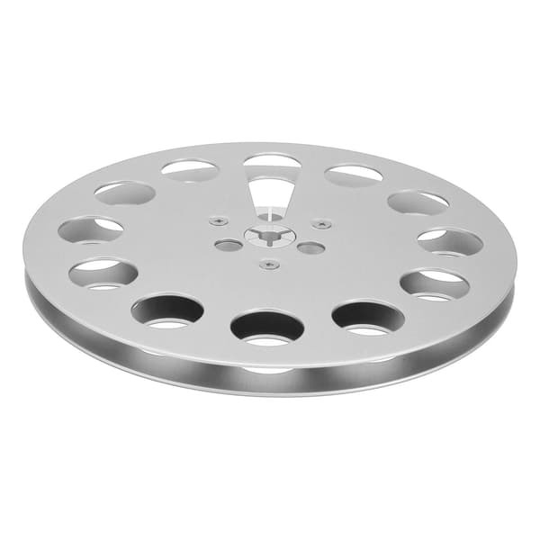 1/4 7 tommer optagespole Universal 11 huller vindmodstandshuller tom båndspole til optagelse sølv