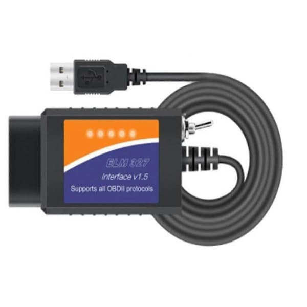 ELM327 Bil OBD2 Adapter USB Scanner med MS-CAN/HS-CAN Switch PIC18F25K80 Chip OBDII Diagnostisk Scan