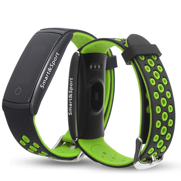 AD22 Smart Fitness Tracker Vandtæt Søvn Sundhedsmonitor Sort Grøn