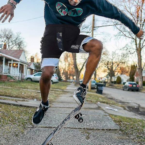 Hip-skyddande Shorts med EVA-vaddering, Skyddande Kortbyxor för Skidåkning, Utomhus, Konståkning, Snowboard 3XL
