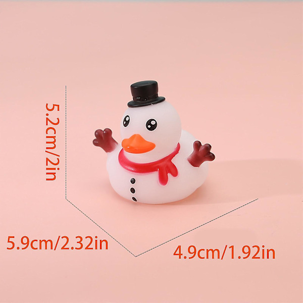 Adventskalender med 24 Gummiankor för Pojkar och Flickor style 3