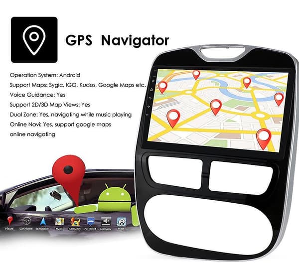 Android Auto Renault Clio 4 BH98 KH98 2012-2016 Autoradion multimediasoitin navigoinnilla 4G 8 Core 6+128 with carplay