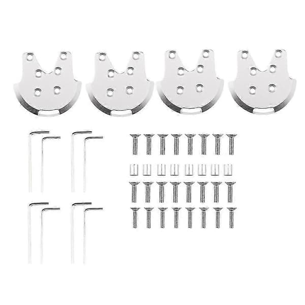 4 st skyddande motorfäste för Phantom 3 Advanced 3S SE motorbas skyddskåpa - Silver - BRA Silver