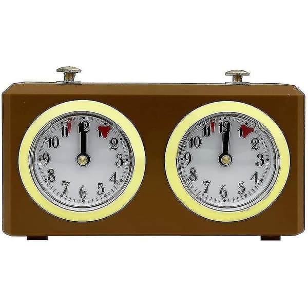 Mekanisk Schackklocka Analog För Schackspel Timer Klockor Timers Inget Batteri Behövs