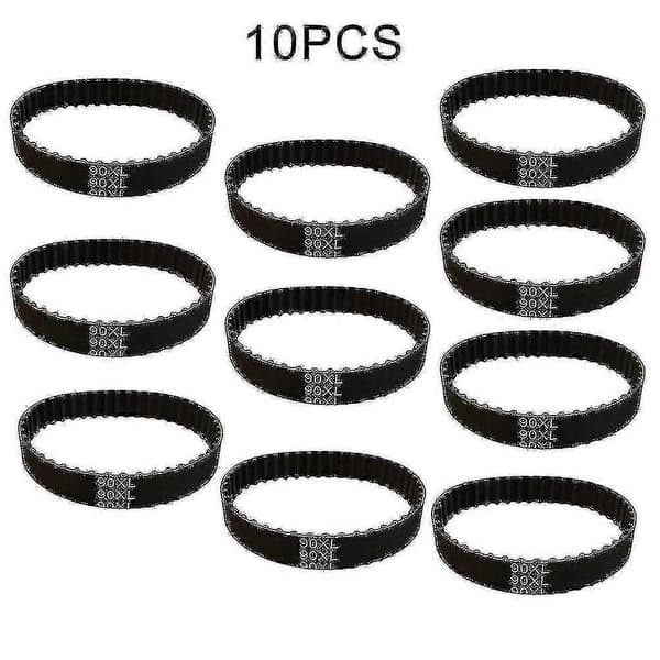 2/4 stk. høvl drivrem 914592 til Black Decker Dn75 Dn750 Kw750 Sr600 Dn75 sort gummirem2(FPK11)