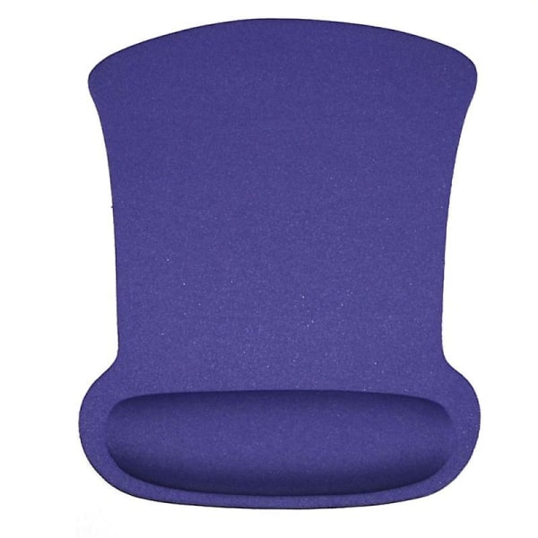 Musemåtte Pc Gamer Ensfarvet bærbar tilbehør Ergonomisk håndledsbeskytter Musemåtte med håndled purple