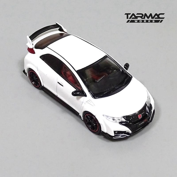 Bulk 1/64 Honda Civic Type R FK2 Legering Bilmodell Vuxen Klassisk Samling Present Display Souvenir Pojk Leksaker