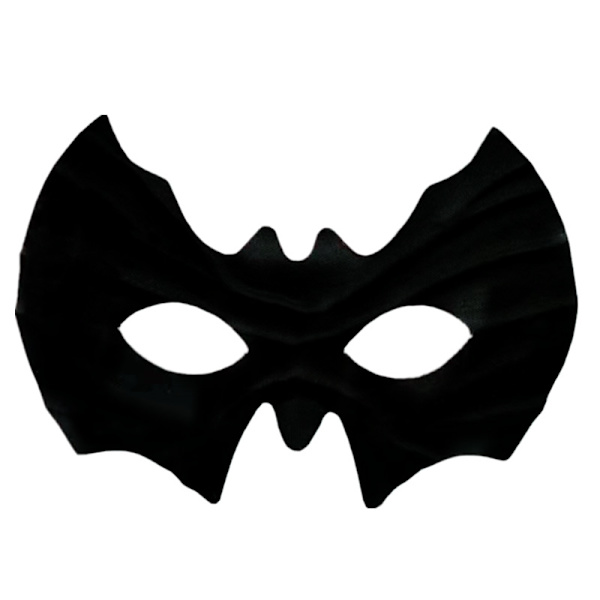 Fledermus Øjenmaske Kostume - Superhelt Sort Fledermaus Ansigtsmasker Klæd Dig Ud C