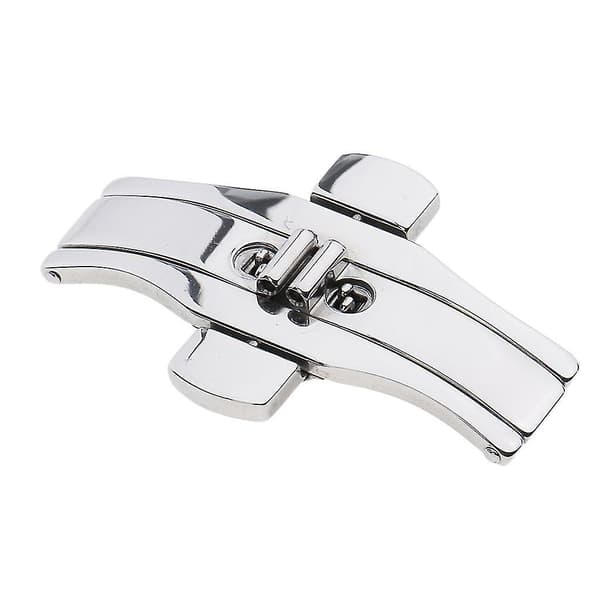 Dobbel trykknapp sommerfugl lås i rustfritt stål - 5x18mm 6x27mm