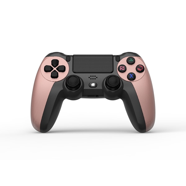 PS4 Trådlös Spelkontroll Bluetooth 2.1 Gamepad PS4 PC Dator Spel Cone Rose Gold