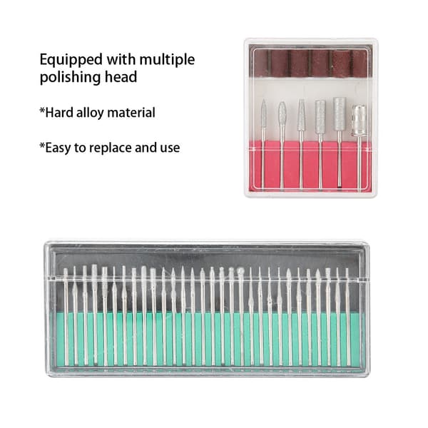 Professional Electric Nail Grinding Polishing Machine Nail Drill Machine Manicure Tool EU Plug 220V