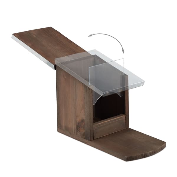 Squirrel Feeder Metal Roof 540