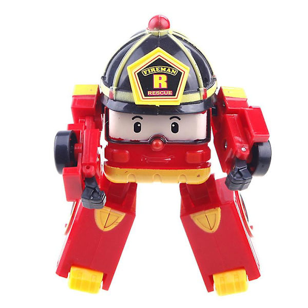 Robocar Poli Leksak Korea Robotbil Transformerleksaker Bästa Presenter För Barn Red
