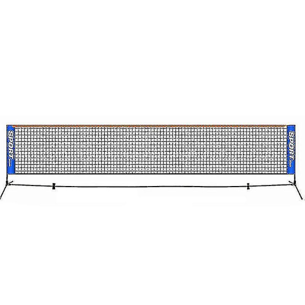 Bærbar Foldbar Tennisnet: Ideel Til Børn Og Voksne - Kort Tennisnet, 6,1m Længde (1 Styk, Sort)