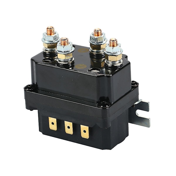12V Vinsch Rocker Switch Tumme 250A Solenoid Relä Kontaktorn Vinschar Kompatibel Atv Utv-d