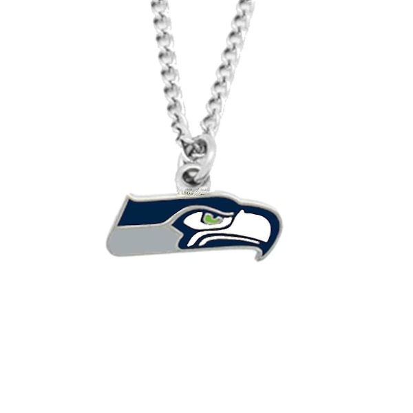 Fodbold-logo halskæde charme vedhæng -nfl Vælg din holdsport til fans gaver Seattle Seahawks
