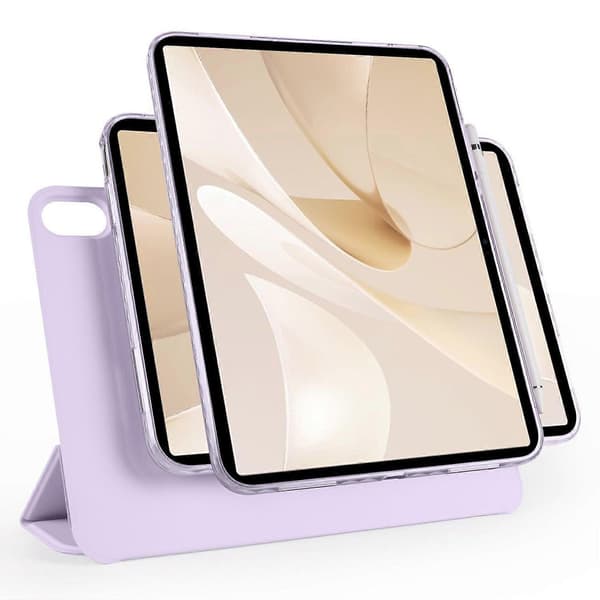 Til Huawei MatePad 12 X Etui Foldbart Stativ Magnetisk Læder Tablet Cover Purple